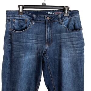 Izod Straight Fit Darker Wash Jeans 34 x 32